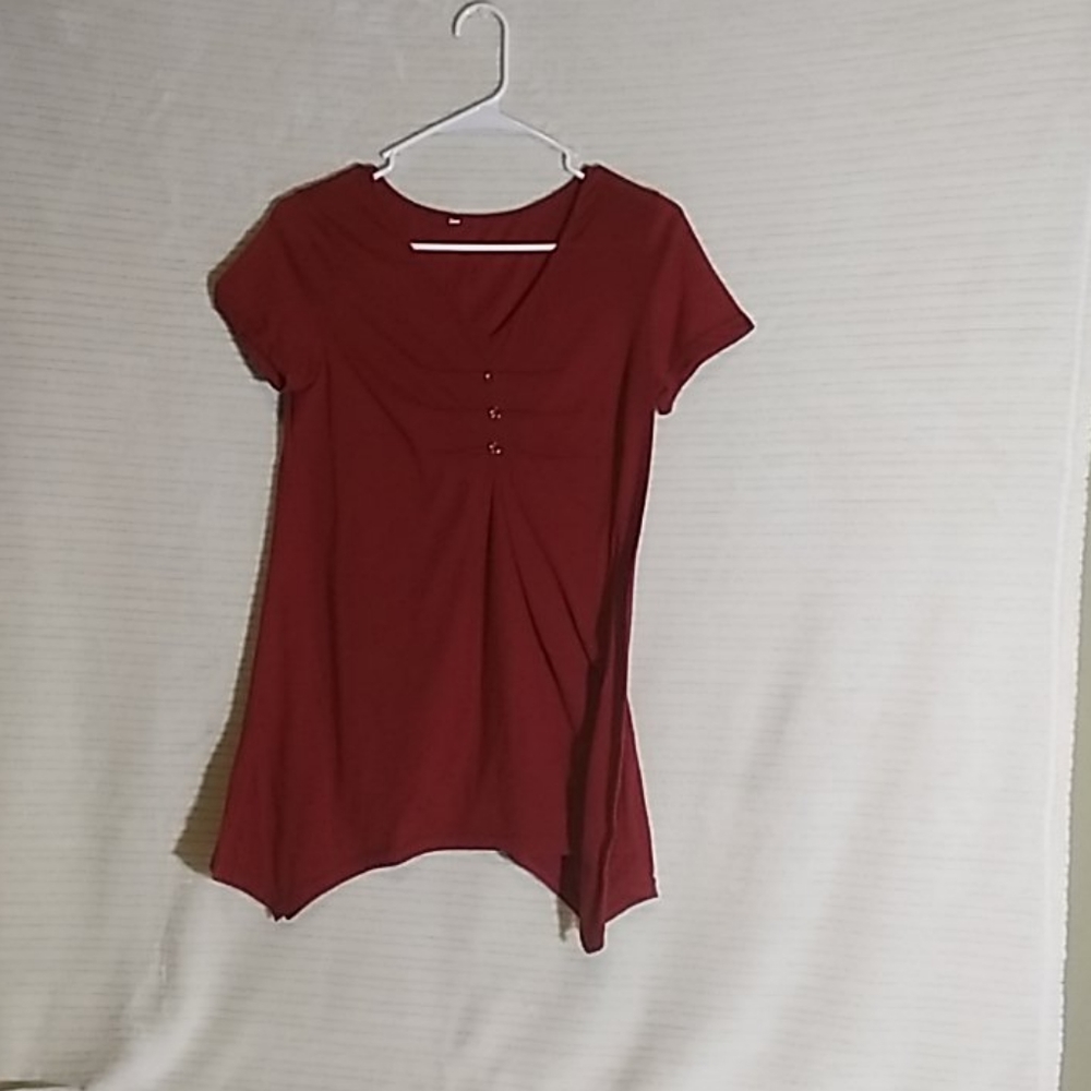 Red dress shirt
